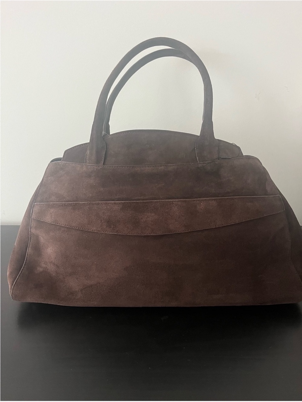 Zara Viral Split Leather Shoulder Bag - Brown - Picture 8 of 9